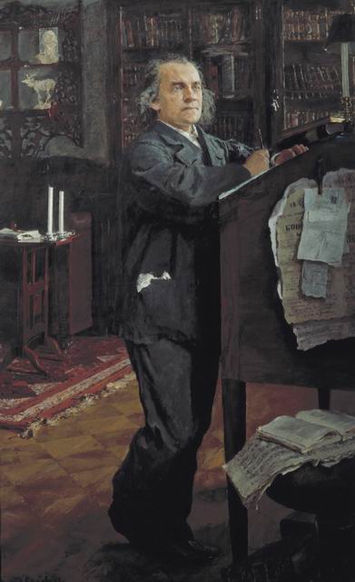 Серов В.А. Портрет А.Н.Серова. 1889. ГРМ Серов В.А. Портрет А.Н.Серова. 1889. ГРМ